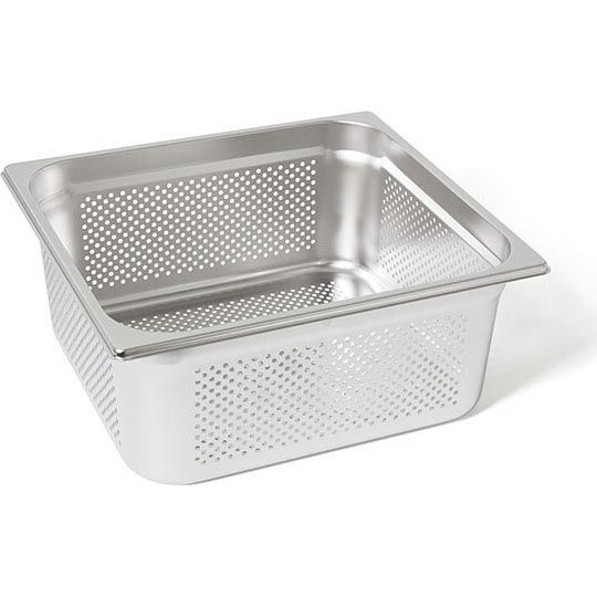 Rieber RVS geperforeerde gastronorm bak - zonder grepen - 2/3 GN - 150 mm. - 23154