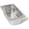 Rieber RVS geperforeerde gastronorm bak - zonder grepen - 1/3 GN - 100 mm. - 13104