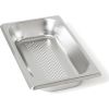 Rieber RVS geperforeerde gastronorm bak - zonder grepen - 1/3 GN - 90 mm. - 13094
