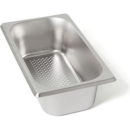 Rieber RVS geperforeerde gastronorm bak - zonder grepen - 1/3 GN - 55 mm. - 13054