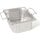 Rieber RVS geperforeerde gastronorm bak - met grepen - 1/2 GN - 140 mm. - 12144 K