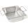 Rieber RVS geperforeerde gastronorm bak - met grepen - 1/2 GN - 90 mm. - 12094 K