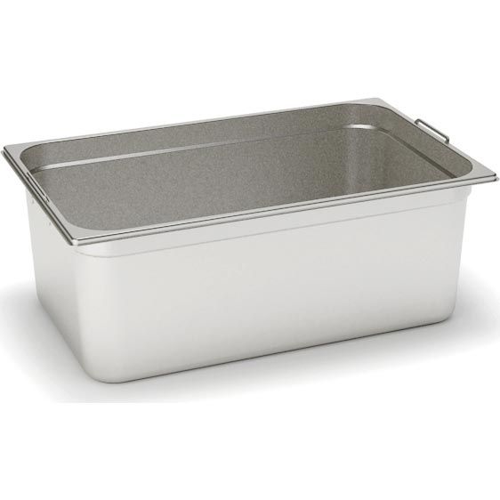 Rieber RVS gesloten gastronorm bak - met afzinkbare grepen - 1/4 GN - 100 mm. - 14100 F