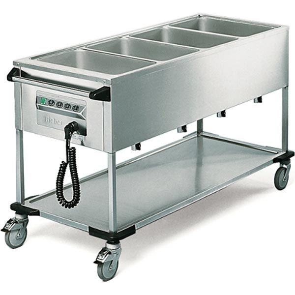 Rieber bain-marie wagen - 4 x 1/1 GN - ZUB 4