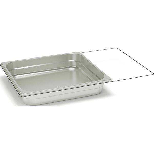 Rieber RVS gesloten gastronorm bak - zonder grepen - 2/3 GN - 100 mm. - 23100