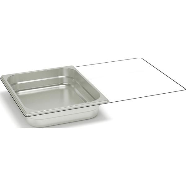 Rieber RVS gesloten gastronorm bak - zonder grepen - 1/2 GN - 100 mm. - 12100