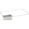 Rieber RVS gesloten gastronorm bak - zonder grepen - 1/9 GN - 100 mm. - 19100