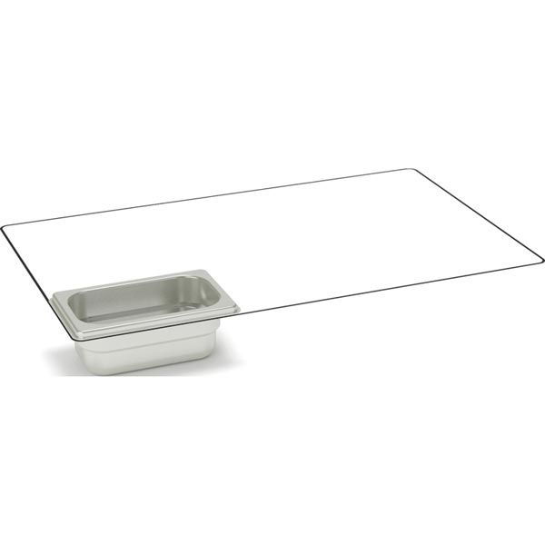 Rieber RVS gesloten gastronorm bak - zonder grepen - 1/9 GN - 100 mm. - 19100