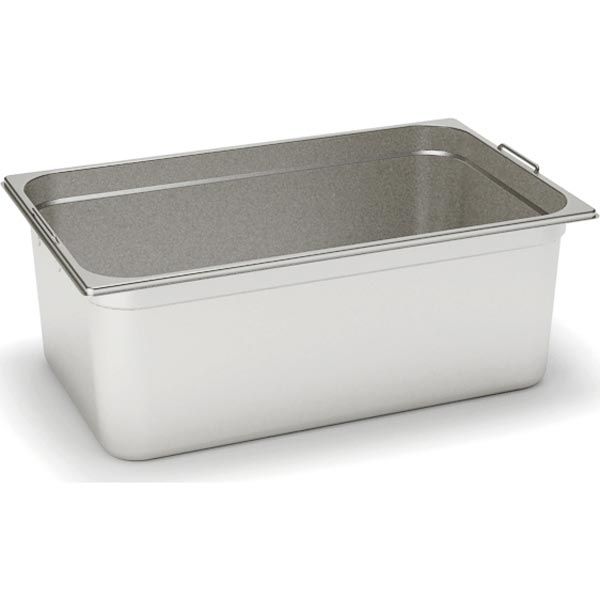 Rieber RVS gesloten gastronorm bak - met verzinkbare grepen - 1/2 GN - 55 mm. - 12055 F